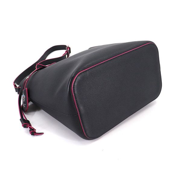 Louis Vuitton Lock Me Bucket Shoulder Bag Leather Noir - Picture 4 of 8